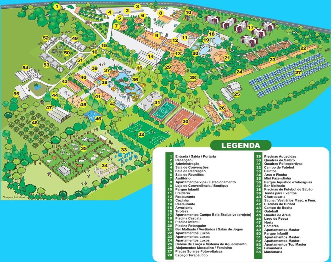 Campo Belo Resort 普鲁登特总统城 外观 照片